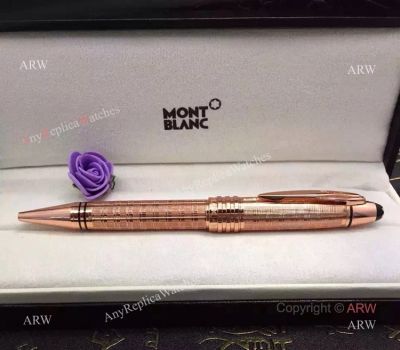 Fake Montblanc John F Kennedy Rose Gold Ballpoint Pen